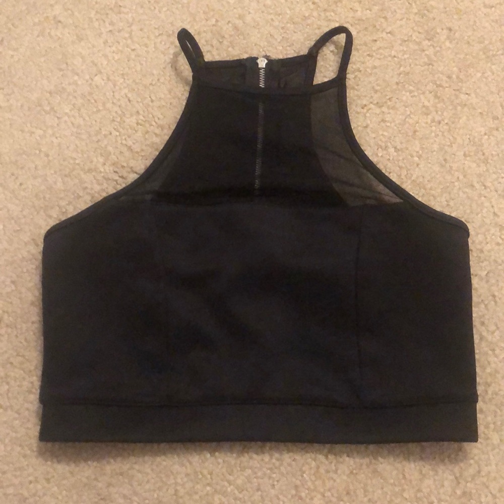 Forever 21 Mesh Crop/Tank Top